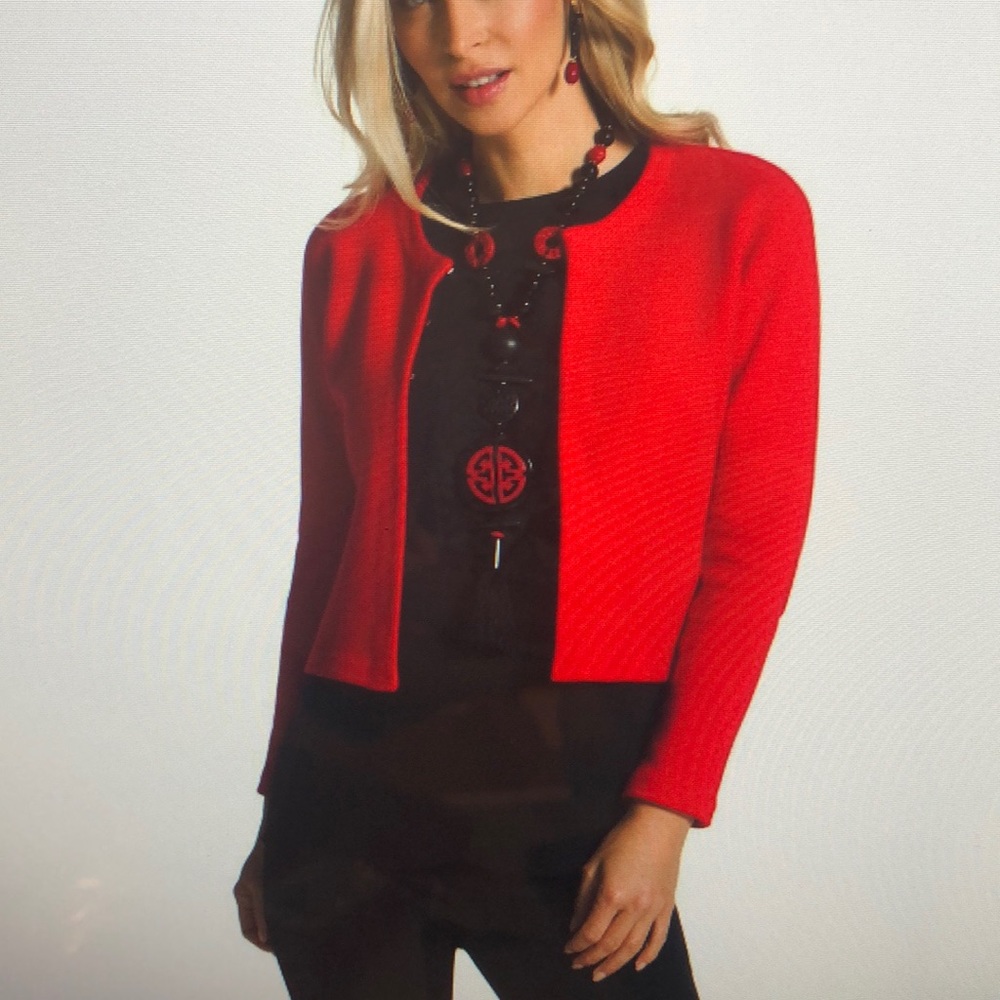 NWT Chico’s crop cardigan